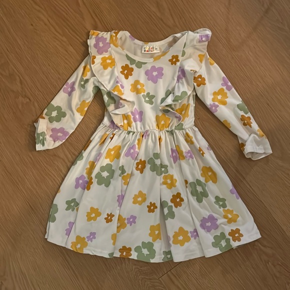 Floral Dot Dot Smile Dress - Picture 1 of 4